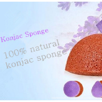 Éponge Konjac nettoyante pour le visageÉponge pour le visage Konnyaku 100 % naturelle/